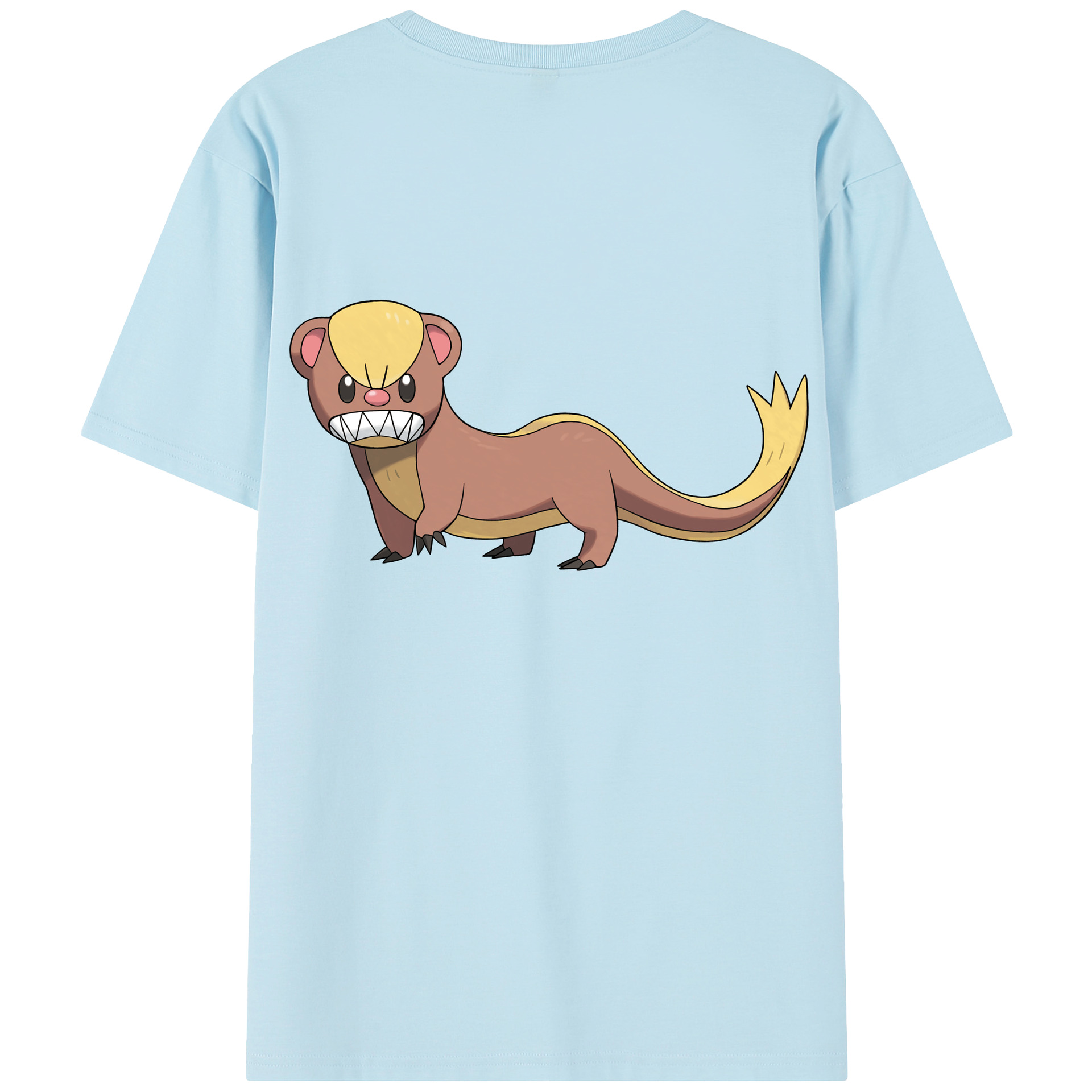 （画像用） ポケットモンスター Pokémon 綿100％半袖Tシャツ（背面プリント）